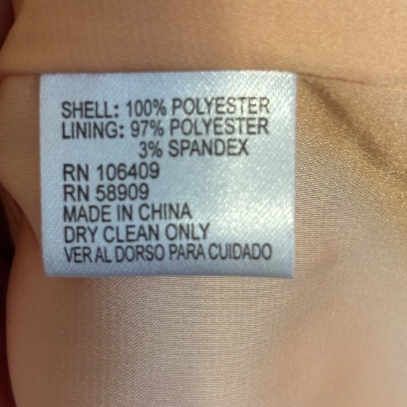 Gianni Bini Peach Maxi Dress Size M - Picture 7 of 7